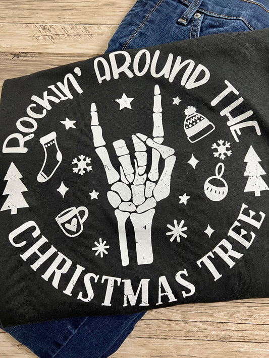 Rockin' Around The Christmas Tree Long Sleeve Tee