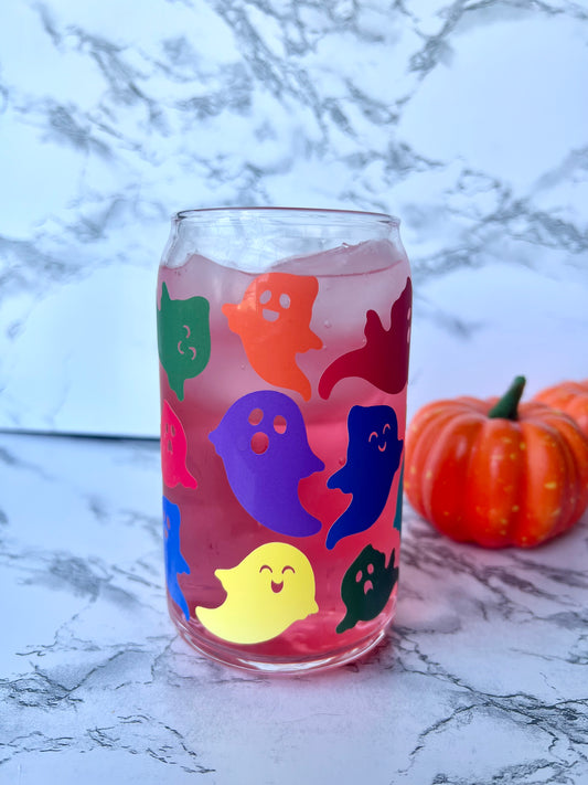 Color Changing Ghost Can Glass Cup