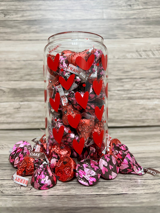 Valentine’s Day Can Glass Cup Bundle